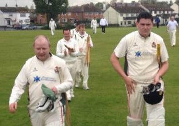 An unbeaten partnership of 80 by Davie Marshall and Jonny Stevenson sealed a win for Donaghcloney over Drumaness.
