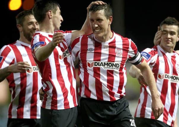 Derry City's Cliff Byrne misses tomorrow night's EA Sports Cup tie against Dundalk.
