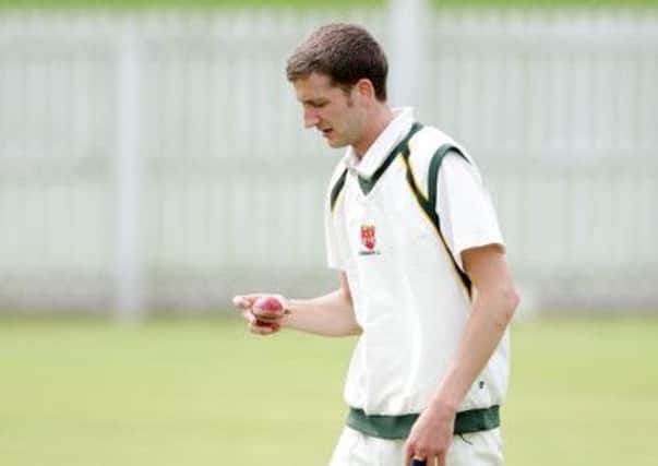 James Magowan getting ready to bowl for Lisburn recently. US1421-514cd Picture: Cliff Donaldson