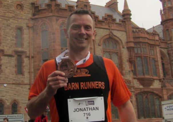 Jonathan O'Hagan at Derry/Londonderry Marathon. INLT 23-921-CON