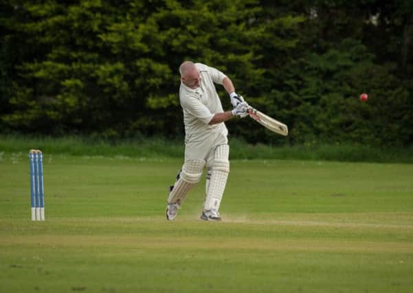 Terry McCloskey hoists a six on his way to scoring 56 runs in Ballymena Thirds' weekend victory over CIYMS. Picture: www.harrycook.tv