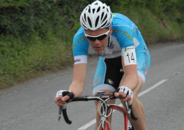 Gary Jefferswas the leading East Tyrone CC cyclist at the Inter Club League meeting last week. Pic: Alan Donnelly.