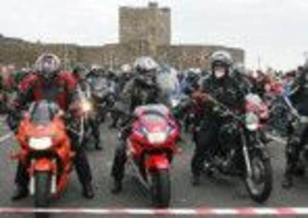 Crowds gather at last years ride-out for NI Childrens Hospice.