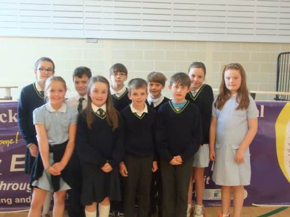 Pictured is St Patrick's and St Brigid's Eco-Council. This group was highlighted in the Department of Education report for their work in supporting the schools decision making process. INBM24-14 s