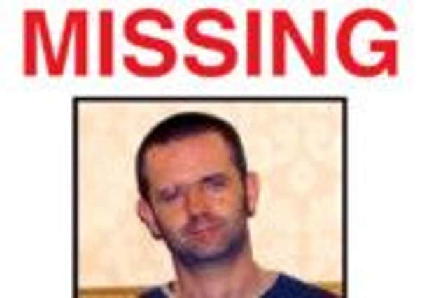 PSNI missing person poster for Gerard Conway, from Cookstown. Gerard went missing late January/early Fenruary 2007.