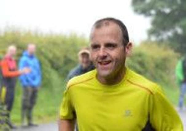 East Coast AC's Justin Maxwell on his way to winning the Mourne Way marathon on Saturday. INLT 24-901-CON