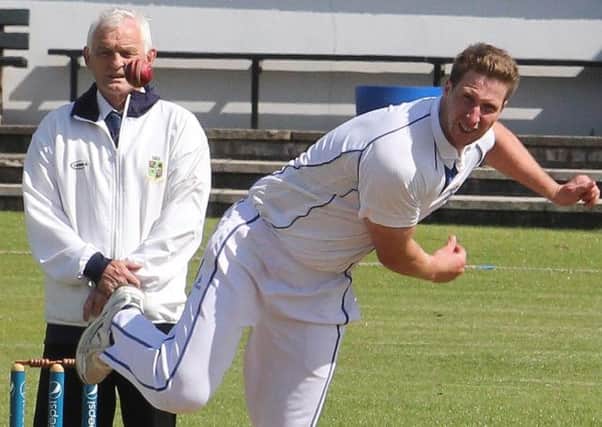 Coleraine bowler Gareth Burns. Picture by Mark Jamieson