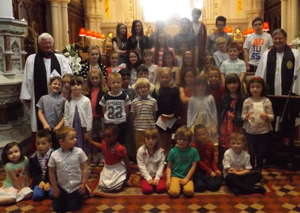 Children from St Columb's Cathedral Sunday School, who took part in the Summer Extravaganza.