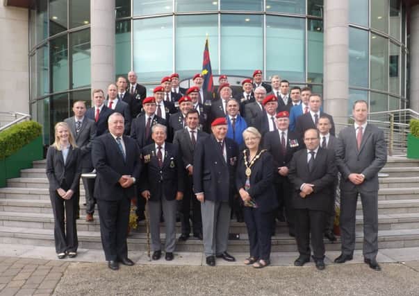 A reception  was held at Lisburn Council for the  Royal Military Police and its association.