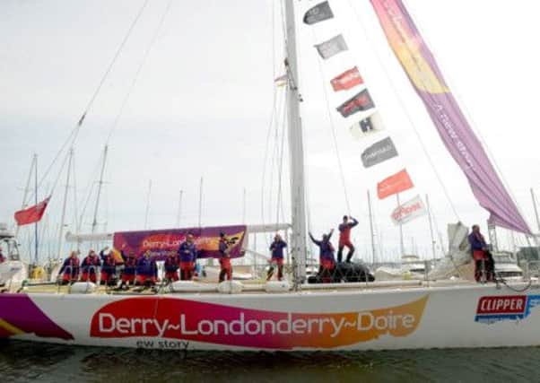 The Derry-Londonderry-Doire clipper is now on its way to the Netherlands.