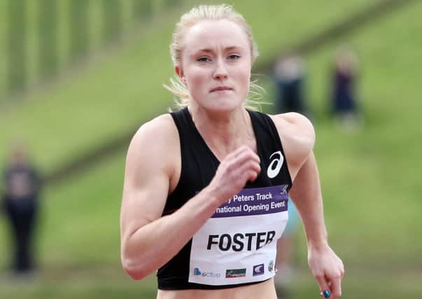 Amy Foster is hoping for a strong finish at this weekend's European Team Championships. Pic: Darren Kidd /Presseye.com