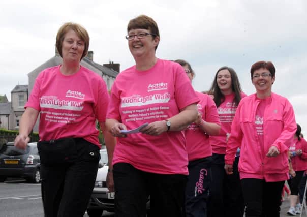 Smiling faces during the Action Cancer  Cookstown Branch Moonlight Walk.INMM2614-417