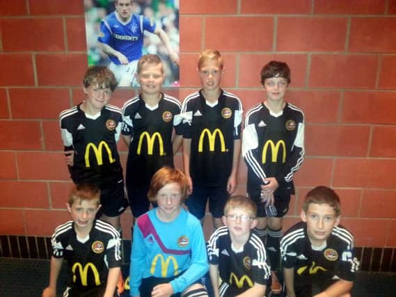 One of Carniny Youth's U11 teams who travelled to Muuray park Glasgow at the weekend.