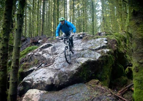Michael Regan takes on the Davagh bike trails