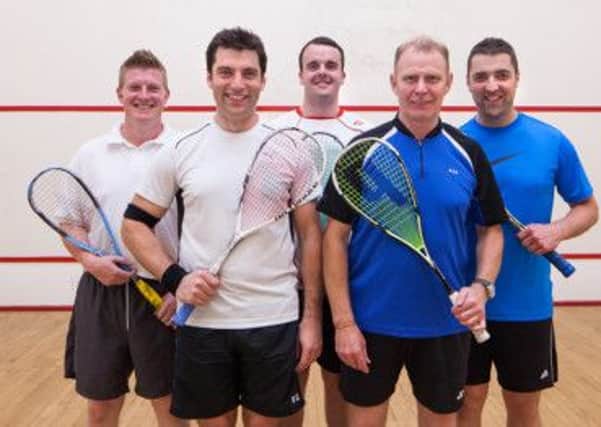 Lisburn Racquets Squash Club's A team. Picture by Donal McCann Photography