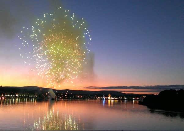 Fireworks on the Foyle