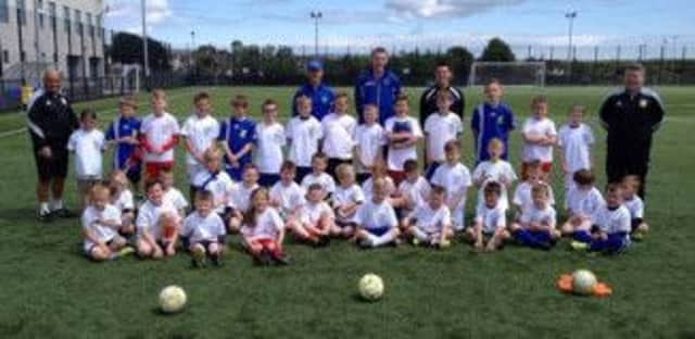 Team group at the Northend United Coerver Coaching Day held the the Showgrounds  on Saturday.