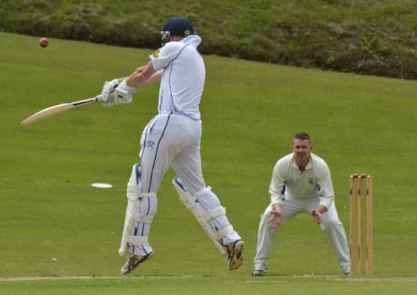 Coleraine's Niall McDonnell pictured at the crease during their Danske Bank Senior Cup match against Donemana. INLS2614-188KM