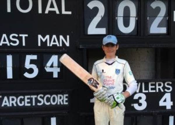 Max Burton scored 152 not-out for Carrick under-13s. INLT 27-928-CON
