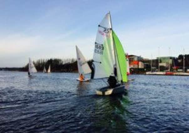 Action from Sunday's racing at Coleraine Yacht Club.