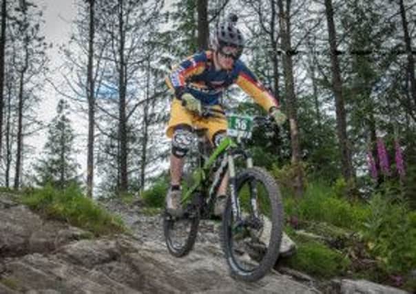Action from the Enduro Mountain Biking at Davagh last weekend