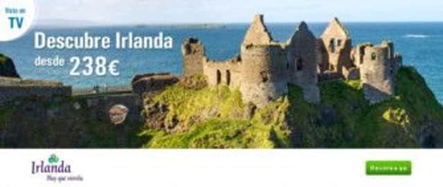Millions of people around Spain are seeing spectacular images of Northern Ireland on television right now - including Dunluce Castle. INBM28-14