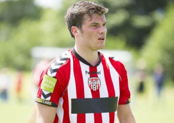 Philip Lowry may make his competitive debut for Derry City tomorrow night. Picture by Martin Coyle (The Jungle View)