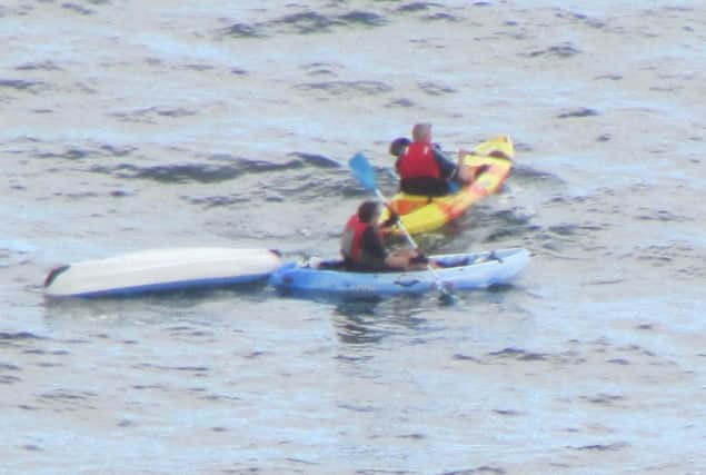 Kayakers were rescued by Coleraine and Ballycastle Coastguard teams.PICTURE PATSY O'BRIEN/KEVIN MCAULEY PHOTOGRAPHY MULTIMEDIA. INBM28-14 KMA