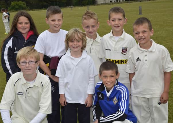 The Bready 'B' team which took part in the kids mini cricket blitz at Bready Cricket Club on Sunday. INLS2714-161KM