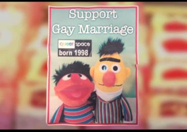 The image which Ashers Bakery refused to print on the cake for a Queerspace campaigner