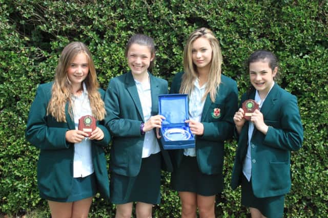 Congratulations to Friends School Year 8 Girls Tennis Team of Sarah King, Ellie Bamford, Darcy Brittain-Dissont and Cathy Fox who recently won the final of the Plate in the Ulster Schools Tennis Finals.