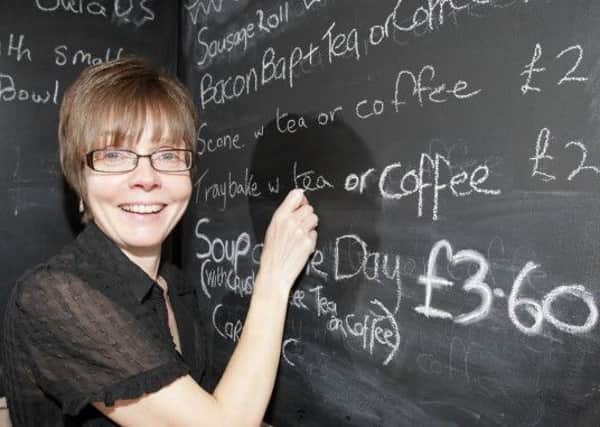 Day in Life pic - Carol Walker, manager of Cafe Inspirations at Lisburn City Church. US1425-531cd Picture: Cliff Donaldson
