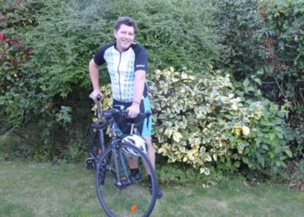 Alan Erwin will take part in a 160-mile cycle next week.  INCT 29-733-CON