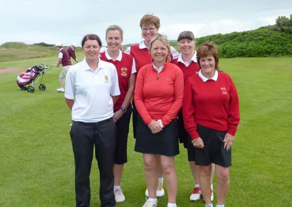 The Edenmore Junior Foursomes team at Royal Portrush Golf Club.