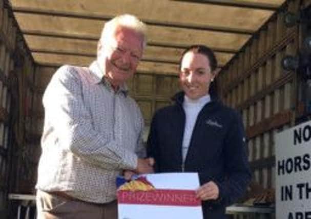 Aisling Doherty winner  P& O Ferry Ticket , star prize for the 1.20m with Tommy Caves.