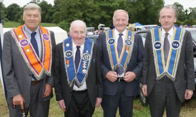 Alan Rutherford, Bertie Walker, Kenneth Walker and Raymond Walker from Legacurry LOL.  Picture: Cliff Donaldson