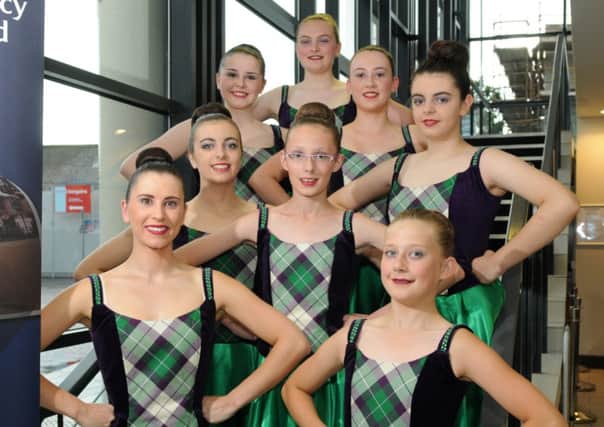 Members of the Michelle Thompson School of Highland Dancing who took to the stage at the successful July Celebrations Concert held in the Burnavon last Thursday night.INMM2914-316