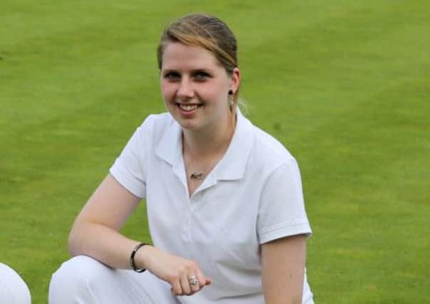 Megan Wilson will be playing for Ireland in this weekend's  Ladies Under 25 International Series at Ballymena Bowling Club.