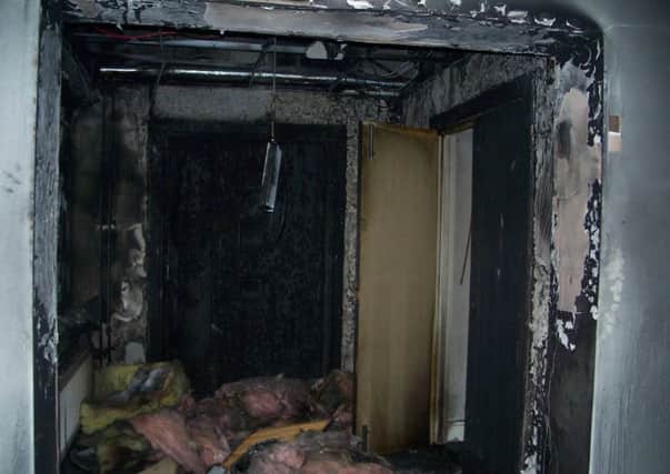 The Dunanney Centre in Rathcoole, which suffered a petrol bomb attack at the weekend. INNT-29711-con