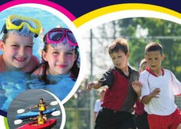 Summer programme includes swimming, water sports, field and track sports, arts and music