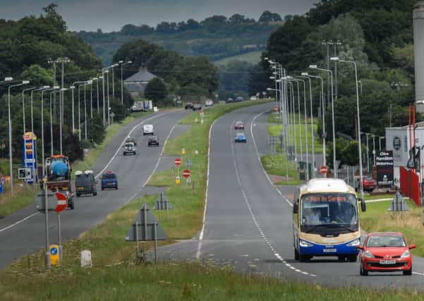 The Cookstown to Moneymore dual carriageway.