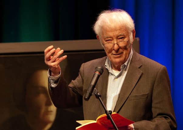 The late Seamus Heaney