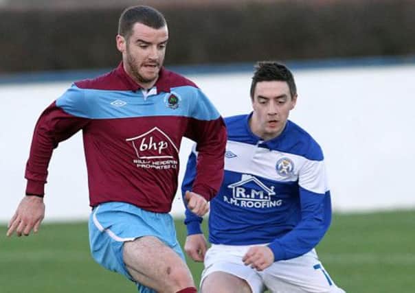 Institute's Aaron Walsh fired home their equaliser at Letterkenny Rovers.