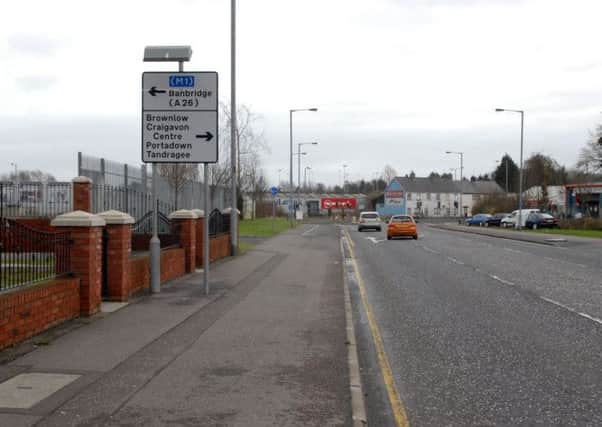 The road sign for Banbridge may soon point straight ahead if plans to extend Millennium Way get the go ahead. INLM0712-131gc