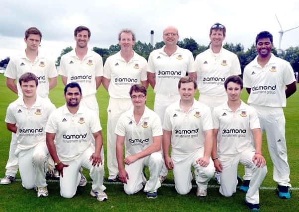 Ballymena First XI who were beaten by North Down at Eaton Park on Saturday. INBT 30-805H