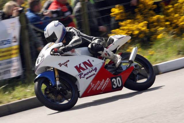 Local female competitors include Melissa Kennedy from Enniskillen (pictured), Suzanne Douglas from Sixmilebridge and Yvonne Montgomery from Carryduff. Other racers are Maria Costello MBE from Northampton and International road racer Veronika Hankocy from the Czech Republic. Picture by Baylon McCaughey. inbm30-14 s