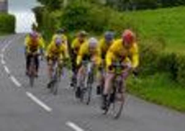 Brian Curran leading the way on route to victory at Annaclone.