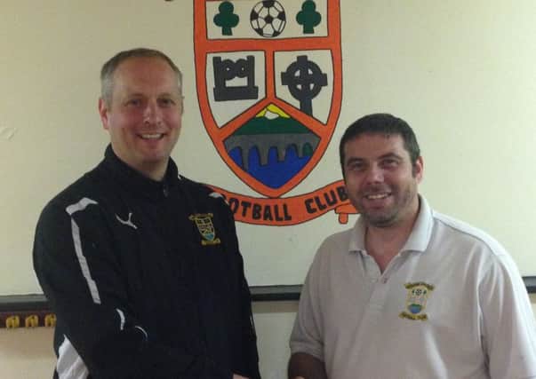 Amateurs boss Dean Brownlee (right) has begun his time in charge with a friendly win.
