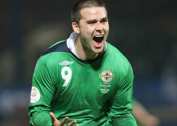 David Healy - to play for Glenavon against Leeds United.