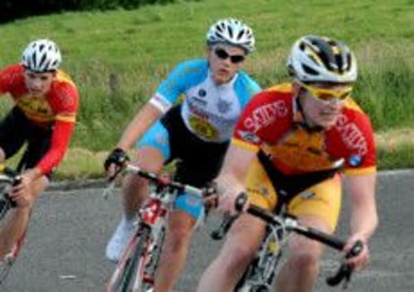 East Tyrone junior rider Harvey Barnes seen here in second place. Pic: Alan Donnelly.